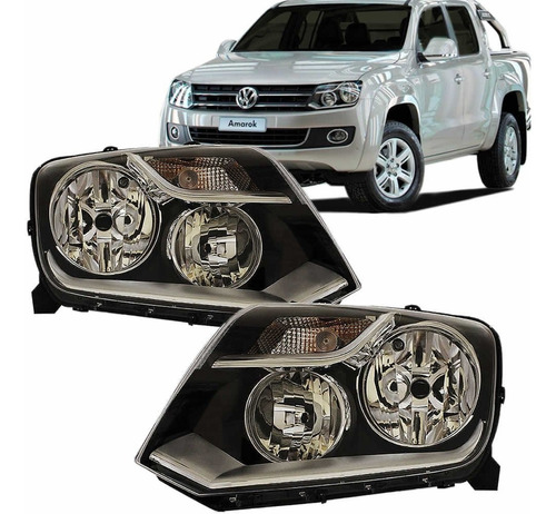 Par Farol Amarok  2010 2011 2012 2013 Foco Duplo Fumê