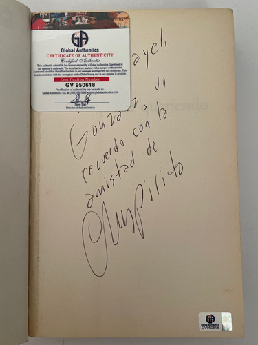 Autografo De Chespirito Autografiado X Roberto Gomez Bolaños (Usado)