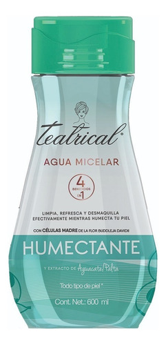 Agua Micelar Teatrical Humectante 600 Ml