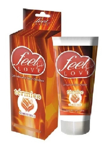 Feel Love gel lubricante anal vaginal natural base agua termico sabor chocolate 60ml