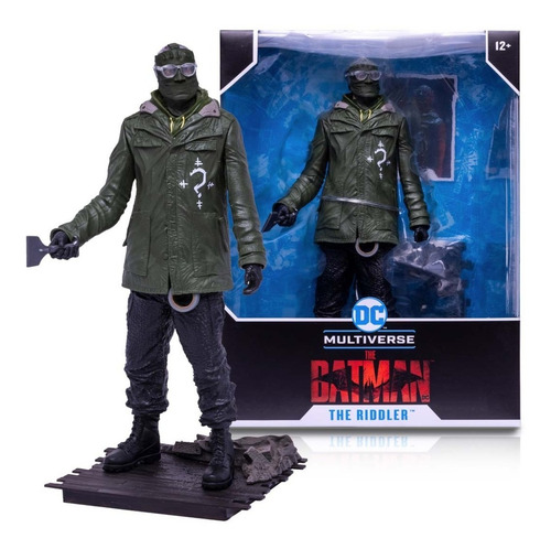 Estatua The Riddler The Batman 2022 Dc Multiverse Mcfarlane