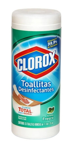 Toallas Desinfectantes Clorox 35 Unidades