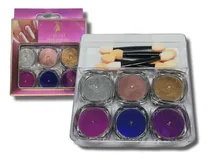 Comprar Efecto Espejo 6 Polvos + 6 Aplicadores Decorar Uñas Manicure