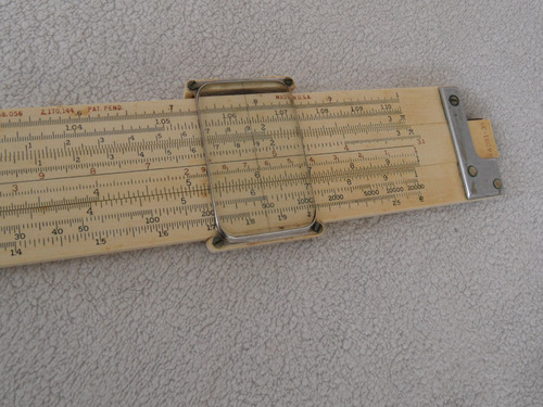 Regla De Cálculo Pickett 4081-3 Vintage Con Funda (Usado)