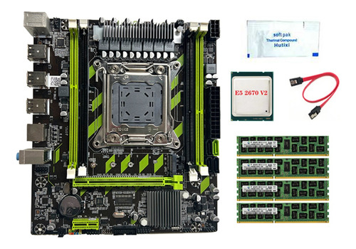 Placa Base X79g Lga2011+cpu E5 2670 V2+4 X 4 Gb Ddr3 Ram+the