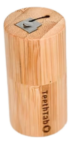 Teethtab Hilo Dental De Bambú Ecológico Y Biodegradable 30mt