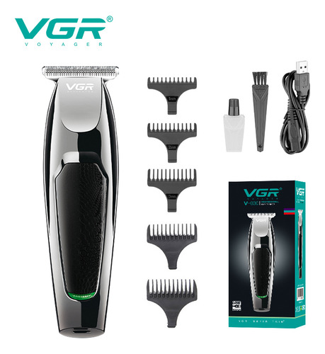 Vgr V030 Recortadora De Barba Black Trimmer 5V Cortapelos Para Hombre Profesional