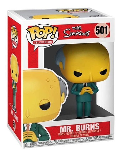 Funko Pop! The Simpsons - Mr Burns #501 (en D3 Gamers)