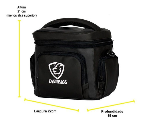 Bolsa Térmica Fitness Academia Lancheira Everbags