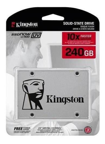 Disco Sólido Interno Kingston Sa400s37/240g 240gb