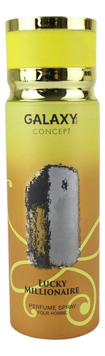 Perfume Árabe Corporal En Spray Lucky Millionaire - 200 Ml H