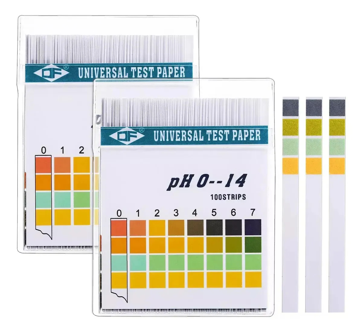 Tiras Reactivas PH 0-14 200 Piezas Papel Indicador De PH Medidor De PH Para Agua Alimentos Tiras De Prueba PH Papel Tornasol Indicador Acido Alcalino Prueba De PH Universal Medicio
