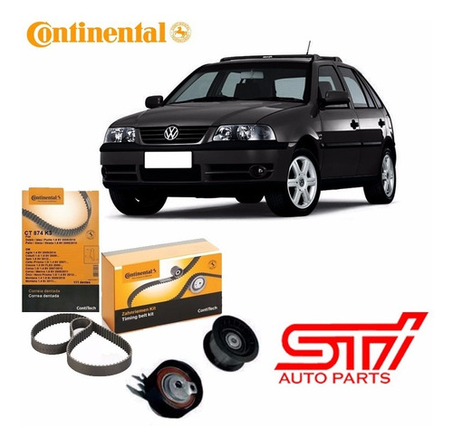 Kit Correia Dentada Tensor Polia Gol 1.0 16v 1997-2003