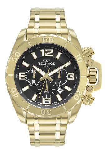 Relógio Technos Masculino Legacy Dourado - Js25cq/1p