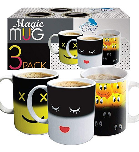 Café Magia Sensible Al Calor Tazas Juego De Té De Café Lindo