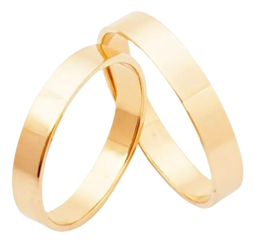 Alianzas Anillos Oro 18k S/costura Casamiento Compromiso 5gr