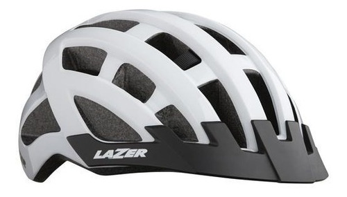 Casco Lazer Compact Blanco Unitalla Bicicleta Mtb Xco