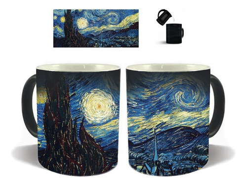 Taza Magica 11oz Van Gogh Noche Estrellada