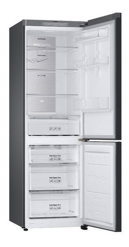 Imagen 5 de 10 de Heladera Inv Samsung Bespoke Rb33a3070 Satin Gray-beige 328l