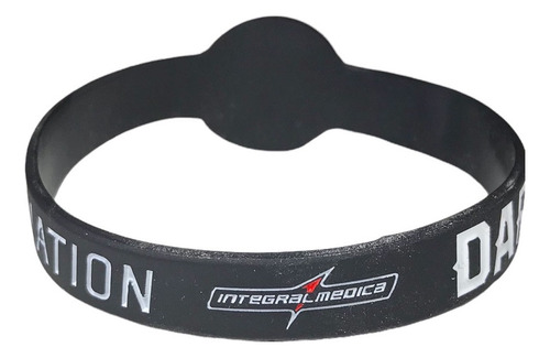 Pulseira De Silicone Darkness Nation - Tam U