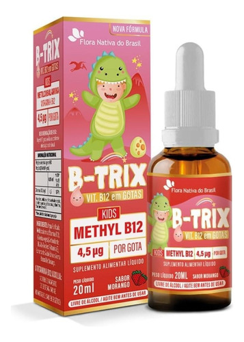 B-trix Kids Metilcobalamina Gts 20ml Sab Morango Flora
