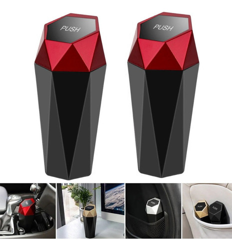 Mini Portable Car Trash Can With Leakproof 2pcs