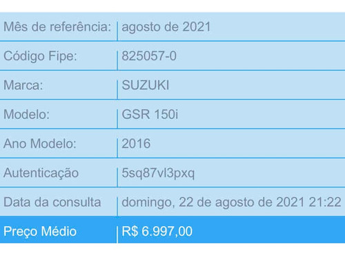 Imagem 7 de 7 de Suzuki Gsr