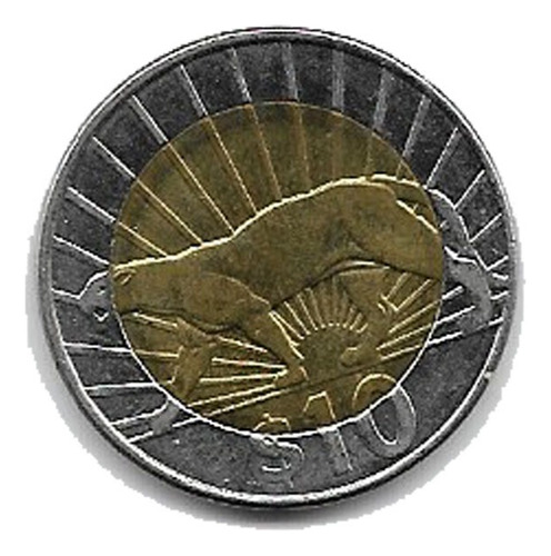 Uruguay 10 Pesos Año 2011