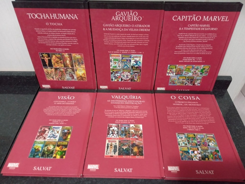 Imagem 2 de 10 de Lote 6 Hq Herois Poderosos Marvel Salvat Capa Vermelha Rjhm