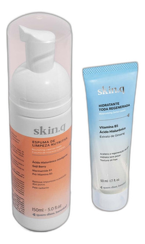 Kit Skin.q: Espuma De Limpeza 150ml + Hidratante Facial 50 M