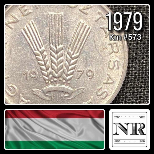 Hungria - 20 Filler - Año 1979 - Km #573 - Espigas Trigo