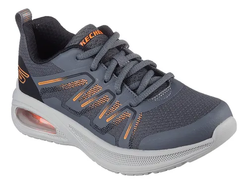 Skechers Tenis Microspec Max Advance-krendec Niños Gris