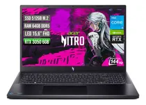 Comprar Acer Nitro Intel Core I5 13420h Ssd 512gb Ram 64gb Rtx 3050