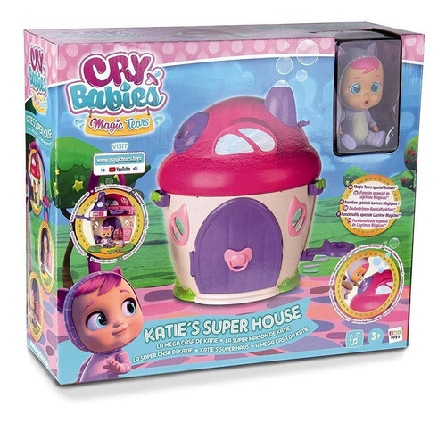 Cry Babies Magic Tears Katie Super House Con Accesorios Y S
