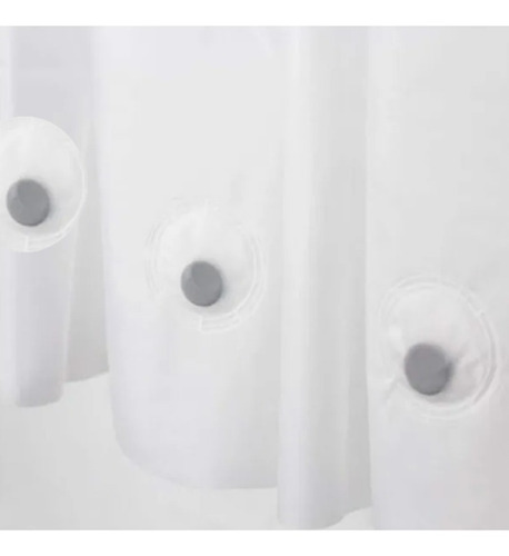 Imagen 4 de 4 de Cortina De Baño Peva Con 3 Imanes