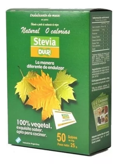 Segunda imagen para búsqueda de edulcorante stevia