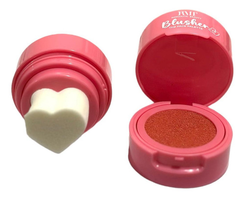 Rubor En Crema Sello Stamping Corazon Blush Maquillaje