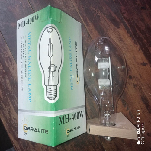 Bombillo Metal Halide 400w Ovoide 220v E40 Obralite