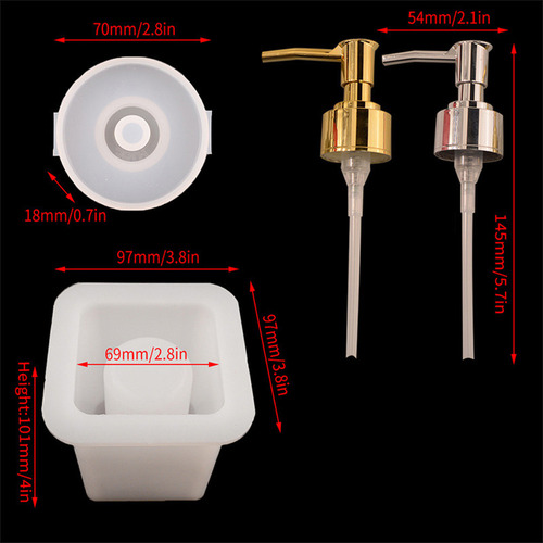 Moldes Para Botellas De Perfume De Resina, Cristal Epoxi