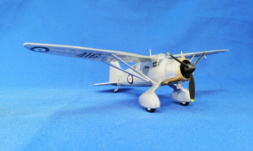 Miniatura Diecast 1/72, Avión Westland Lysander Mk1, 1939