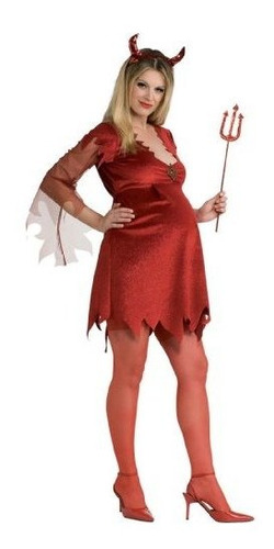 Disfraz Mujer - Rubie's Costumes Womens Mommy To Be Devil La