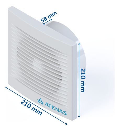 Extractor Baño 6 Pulgadas 15 Cm 2 Años