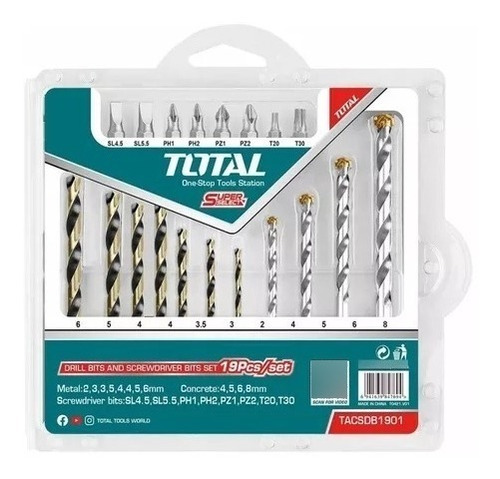 Jgo Brocas Y Puntos Por 19pcs Tota Tacsdb1901