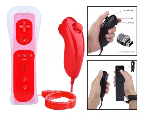 Mando a distancia Motion Plus para Wii, mando a distancia con sonido de  vibración, mando a distancia inalámbrico para Wii, mando a distancia