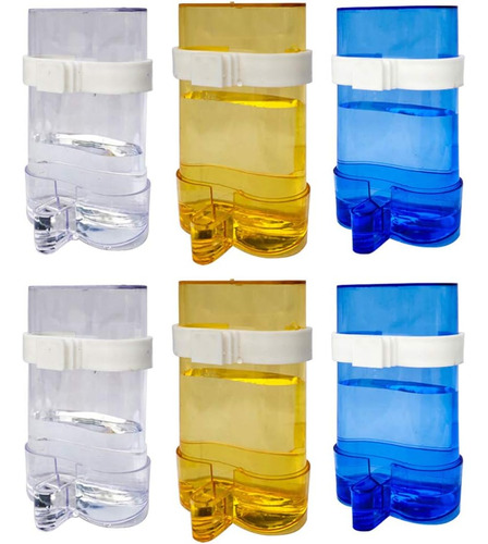 Botella De Agua Para Pajaros 6 Unidades Dispensador Automati