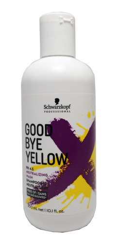 Shampoo Schwarzkopf Good Bye Yellow Matizador S/sulfato C 