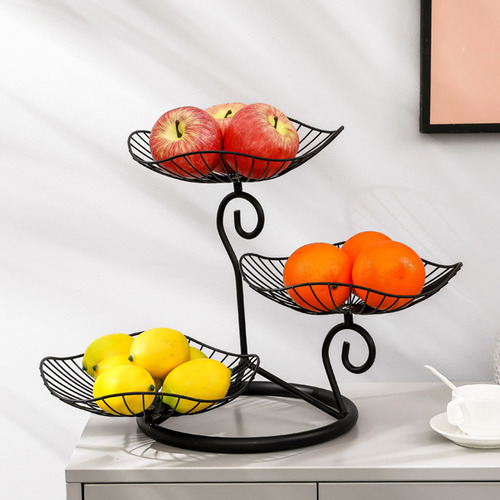 (bk) Soporte Para Cestas De Fruta De 3 Niveles, Bandejas De