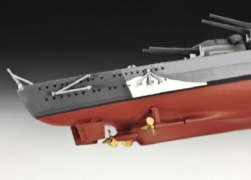 Buque de guerra alemán Revell Bismarck 1/700 295 piezas 05098