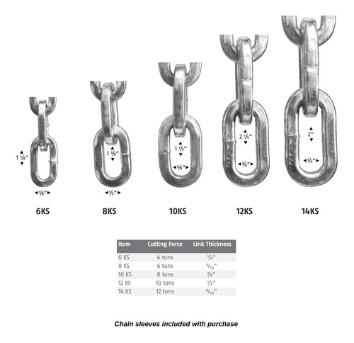Abus 10ks Cadena De Máxima Seguridad Para Bicicleta, Con Fun