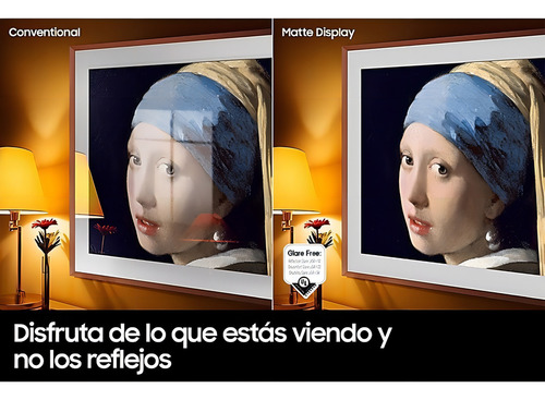 Samsung 65 The Frame Art Mode 4k Smart Tv LS03b, cor bege